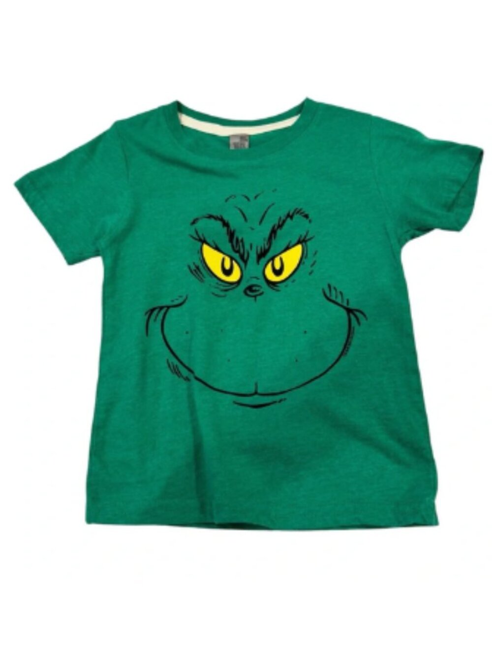 Green Grinch Toddler Short Sleeve Tee Shirt